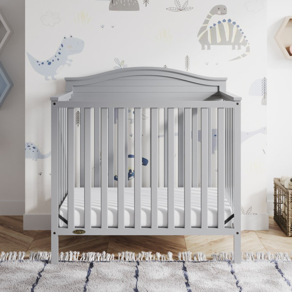 Graco Stella 4in1 Mini Convertible Crib with Mattress & Reviews Wayfair